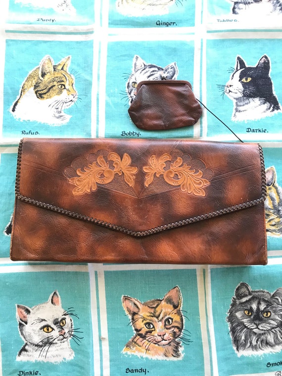 Vintage 1940's clutch giant Meeker Steerhide toole