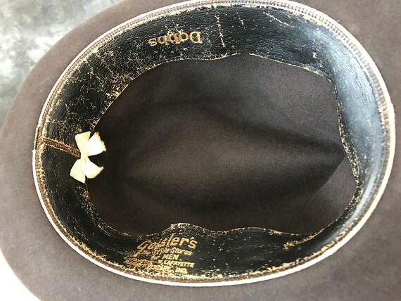 Années 1950 Dobbs Fedora marron Dobbs 1950 bonnet taille 6 5/8 21 pouces f3c98e Années 1950 Dobbs Fedora marron Dobbs 1950 bonnet taille 6 5/8 21 pouces f3c98e