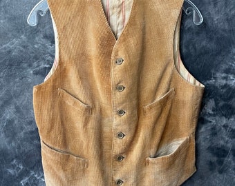 Vintage 1900’s corduroy weskit waistcoat vest