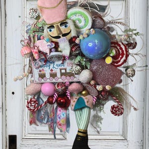Christmas Nutcracker Candyland Wreath