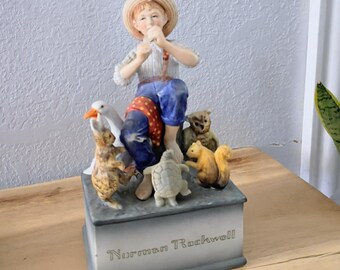Norman Rockwell Music Box – Vintage // Collectors Item // FREE Domestic Shipping // Vintage Music Box // Norman Rockwell