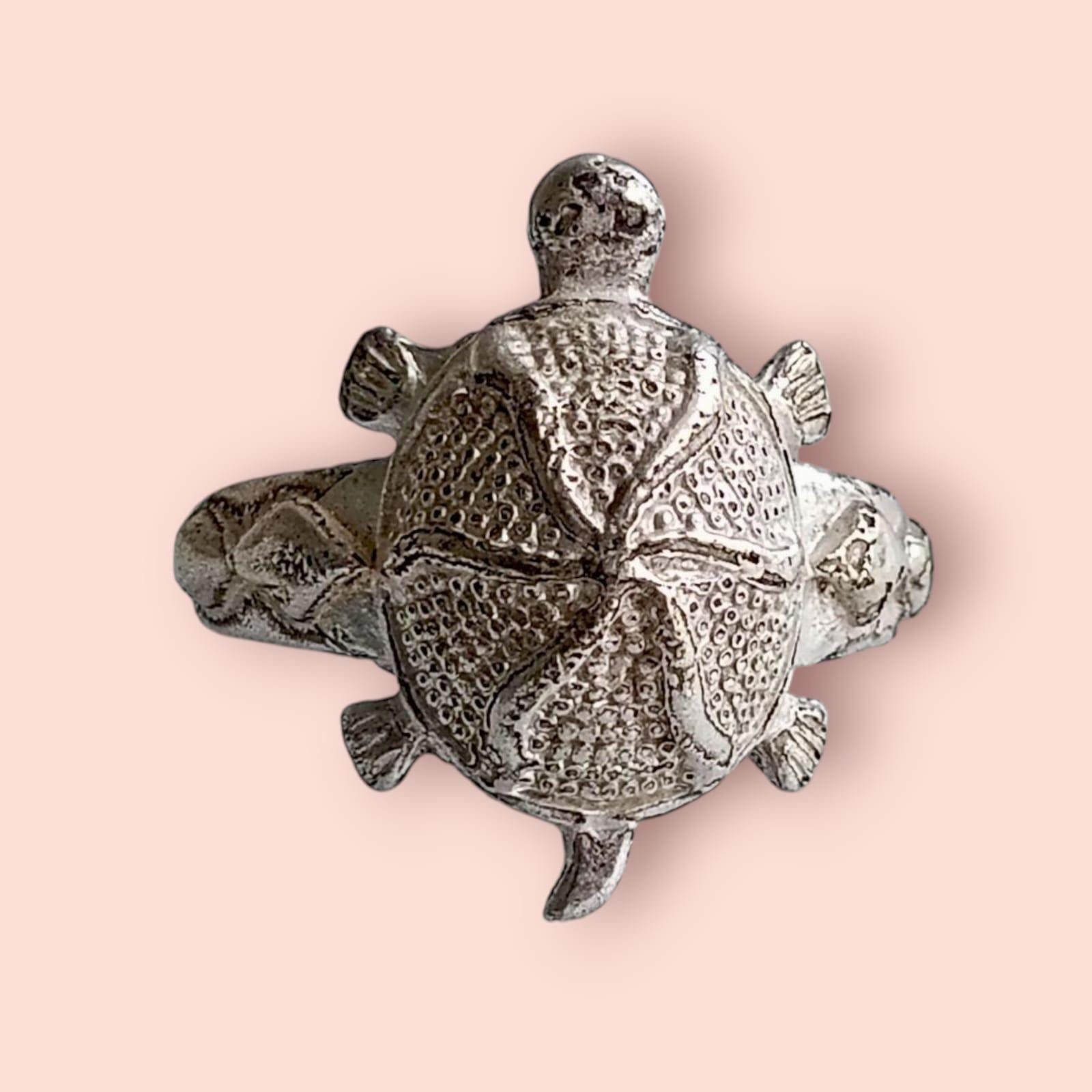Damesring, schildpadring, 925 sterling zilver, instelbare schildpadden, voor vrouwen, verjaardag, jubileum, belofte, sieraden, Medium, Sterling zilver, Synthetische opaal