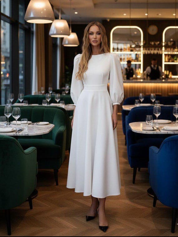 black corset long sleeve dress Black Long Sleeve Flared Corset Dress main image 1