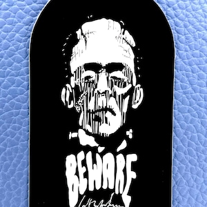 Frankenstein &quot;BEWARE&quot; Sticker