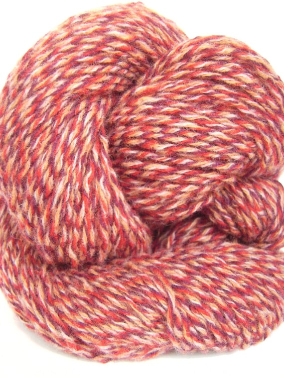 Reclaimed Yarn Lambswool Four Ply 200 yards Copperhead