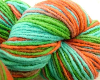 Tahiti - 195 yards hand-dyed wool yarn