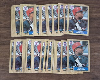 1987 HOF baseball cards -- bulk lot -- Kirby Puckett, 50 cards