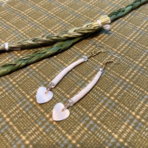 Beaded Dentalium Earrings | Indigenous Jewelry For Women - Powwow Attire