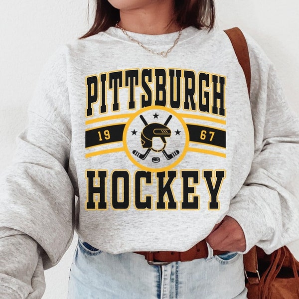 Pittsburgh Penguin, Vintage Pittsburgh Penguin Sweatshirt \ Shirt, Penguins Sweater, Penguins Shirt, Hockey Fan, Retro Pittsburgh Ice Hockey