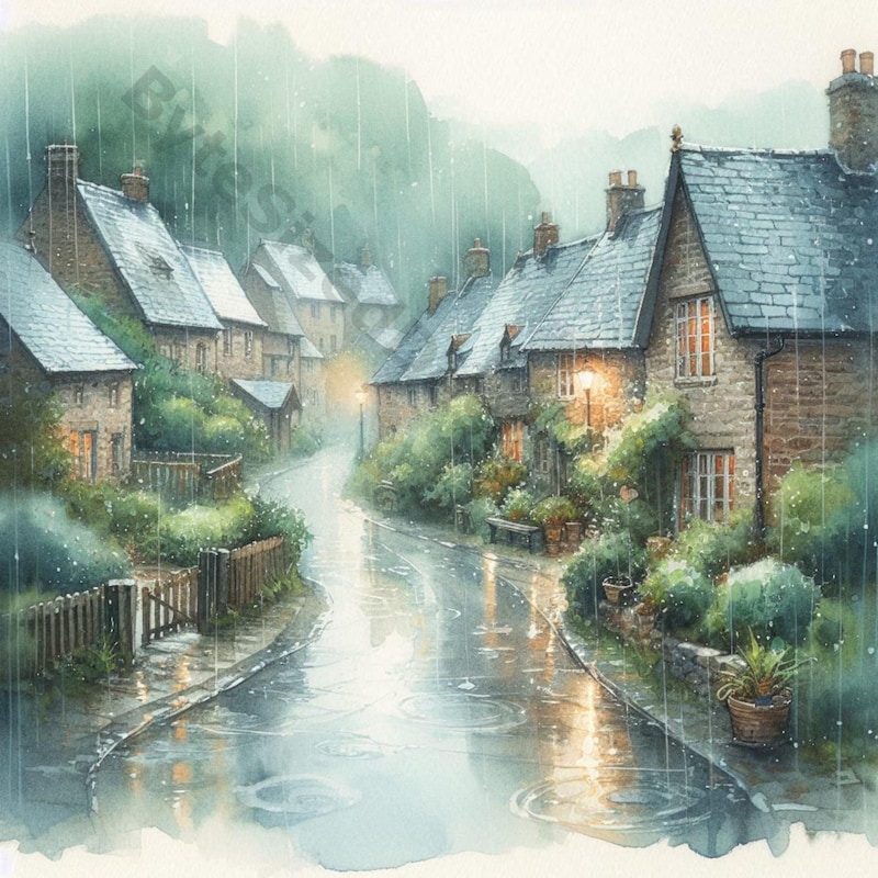 Rainy Day Art - Etsy