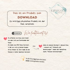May include: A digital download product announcement with text in a white box that reads "DOWNLOAD". Instructions on how to download the file are included, along with a logo in the upper right corner. The image is on a cream-colored background.