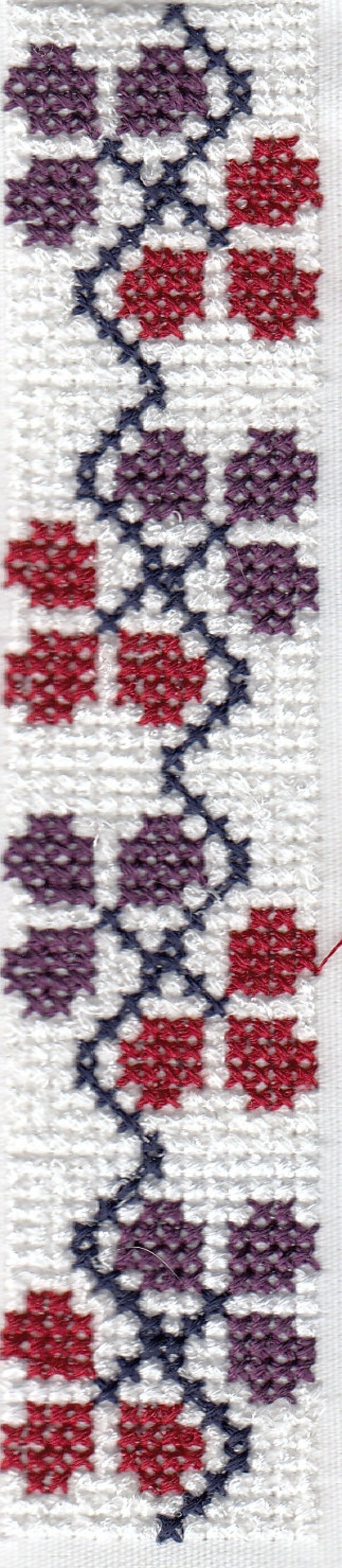 Machine Embroidery Crossstitch Flower Borders Simple - Etsy