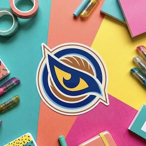Vancouver Goldeneyes Kiss-Cut Sticker, Hockey Fan Gift, Durable Vinyl, Water Bottle Decor