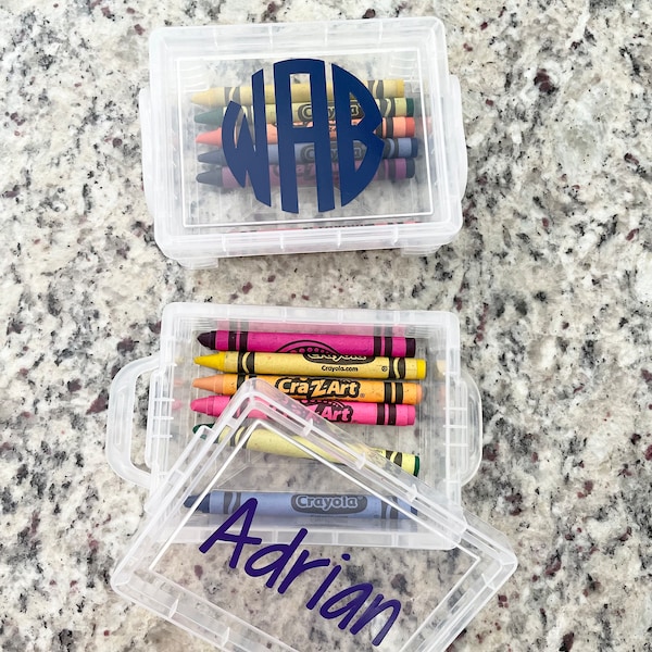 Personalized Crayon Box