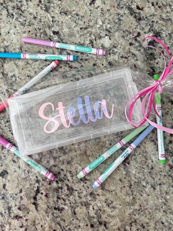 Personalized Marker Box with Markers