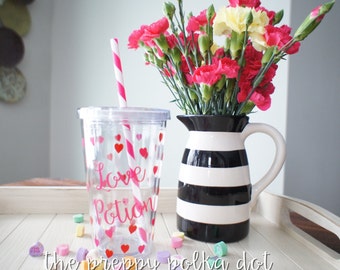 Love Potion Valentine's Day Tumbler Cup