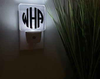 Monogram Personalized LED Night Light