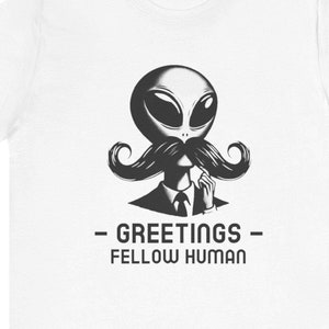 grappig buitenaards T-shirt
