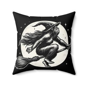 Halloween Big Foot Hexe Kissen Dekor