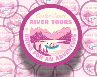 Cooter Canoe Sticker, Purewick Sticker, Funny Nurse Sticker, Nurse Sticker, Pink Nurse sticker, Urine Sticker, Funny Nurse, 2024 Nurse