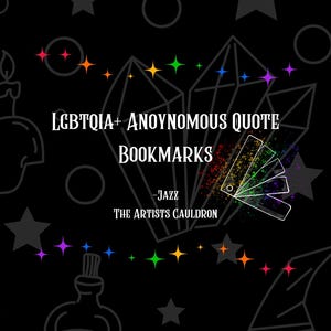 LGBTQIA+ Bookmarks I Anonymous Quotes I Pride I Pride Bookmarks