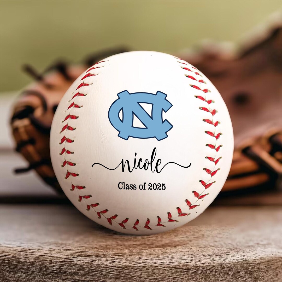 University Custom Baseball, Graduation Gift for Her, Custom University ...