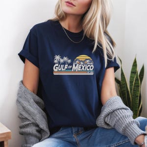 Camiseta vintage del Golfo de México, camiseta del Golfo de México, camiseta de México 1550, camiseta con el mapa de México, camiseta demócrata, camiseta antifascista, camiseta anti-Trump