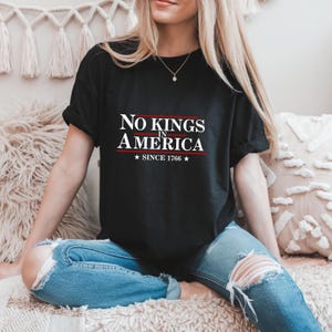 No Kings In America, Anti Trump T-Shirt, Anti Musk Shirt, Fight Fascism Tee, Resist Resistance, F The Patriarchy, It&#39;s A Coup, Protest Shirt