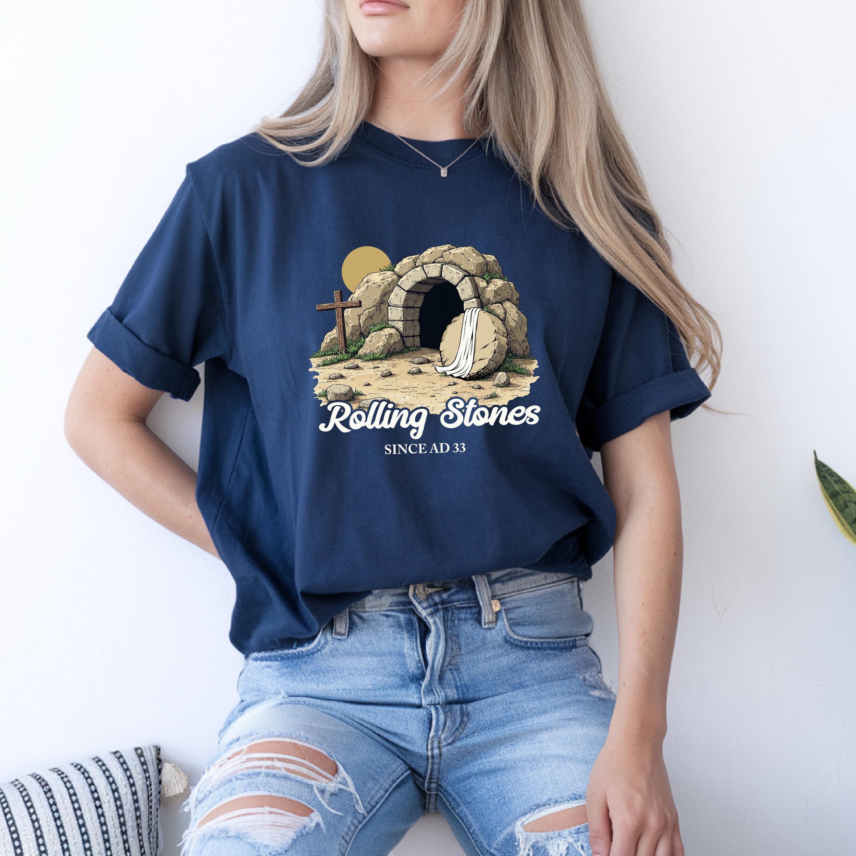 The Rolling Stones Sixty Biker Tongue Women's Boyfriend Fit T-Shirt - Official Licensed, Black, Suede Flock