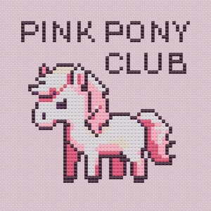 Pink Pony Club - Chappell Roan Cross Stitch PDF Pattern - Embroidery, DIY