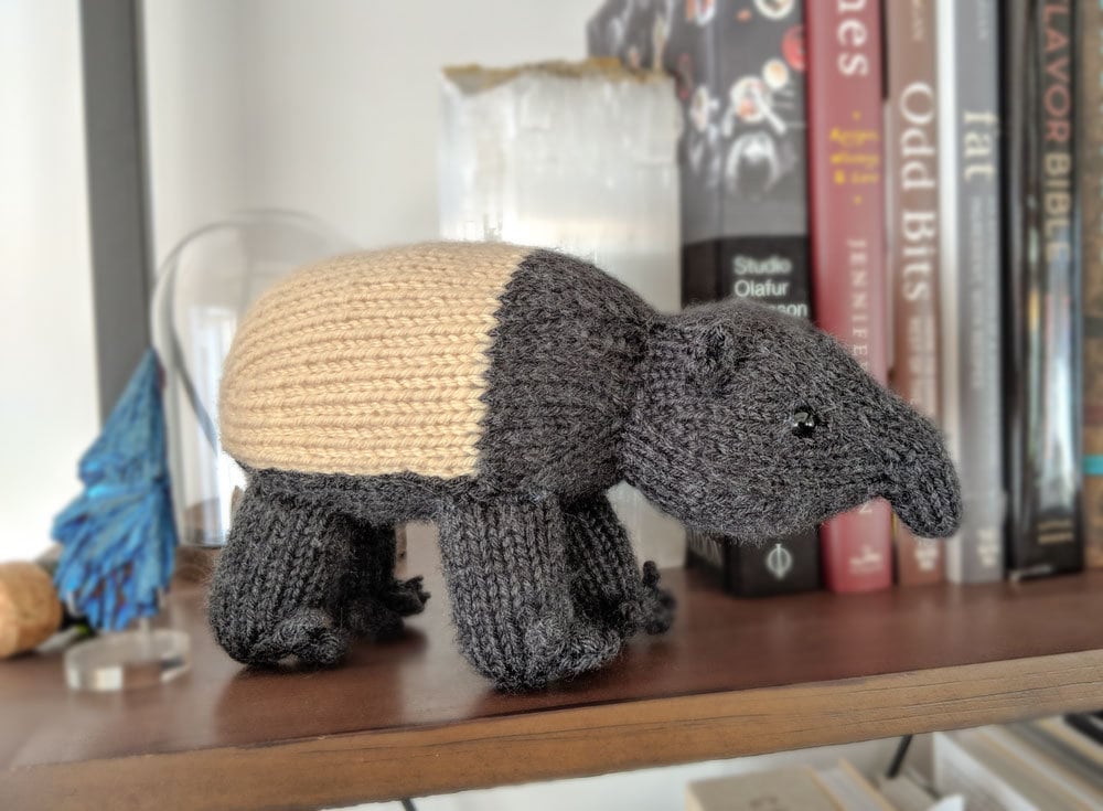 Tapir Pattern Tapir Trio Toy Knitting Pattern Bundle PDF Instant Download - Etsy