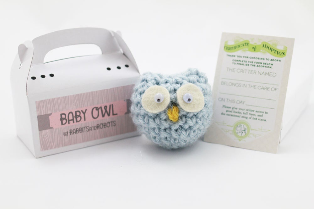 Baby Owl Adoption Kit