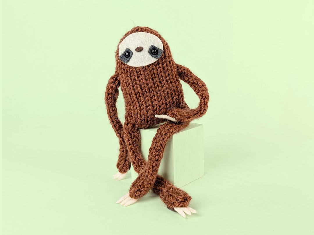 Snuggly Sloth PDF Knitting Pattern - Etsy