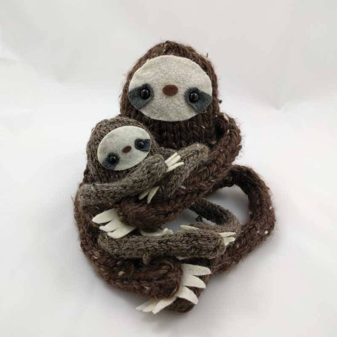 Jumbo Sloth Knit Toy