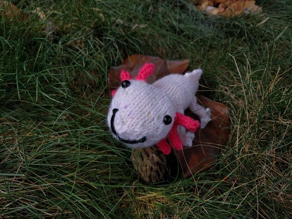 Augie the Axolotl Knitting Kit