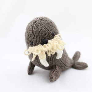 Walrus Knit Toy PDF Knitting Pattern