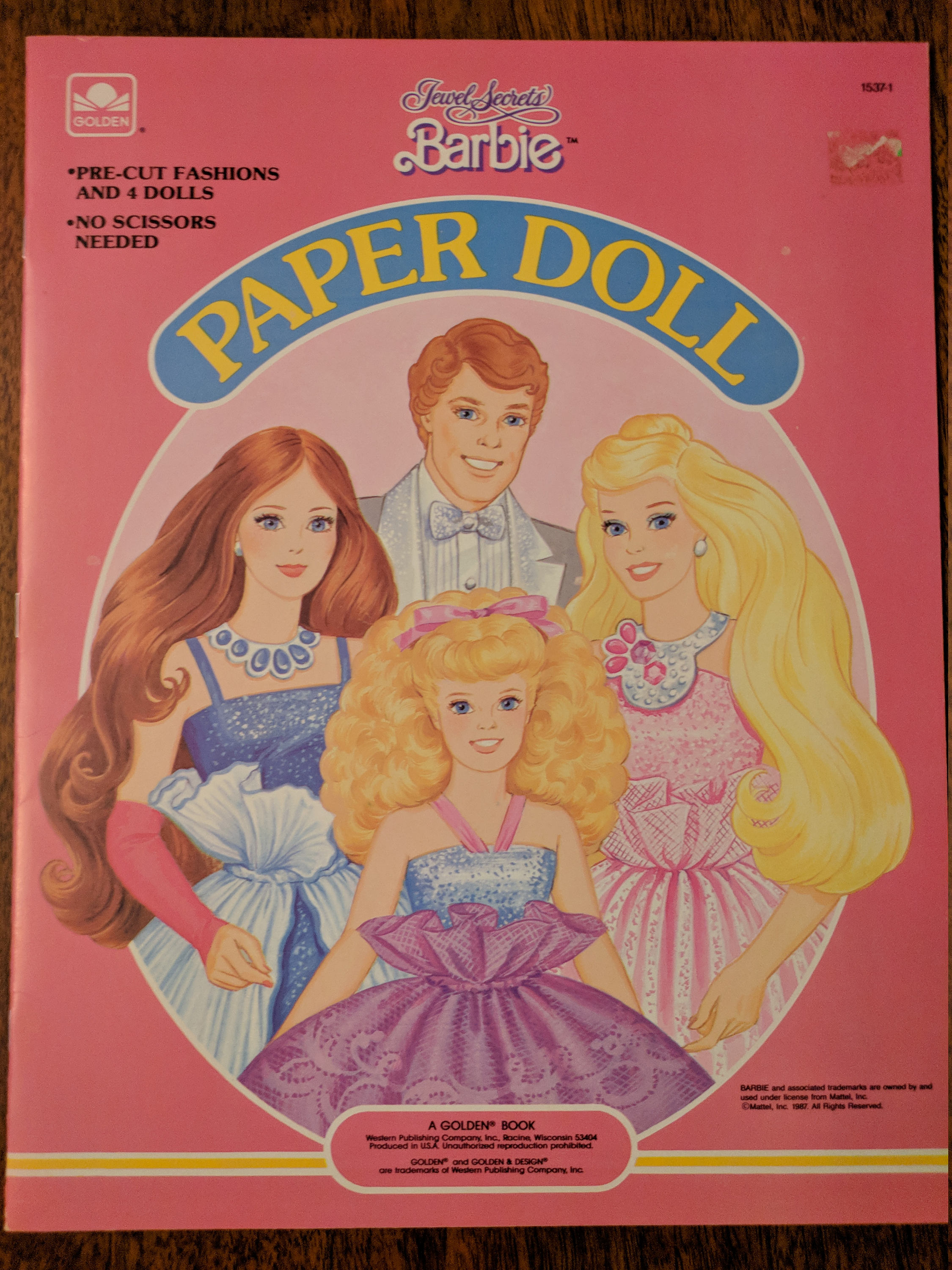 vintage barbie paper dolls