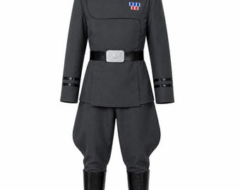 Star saga inspired republic officer costume set, galactic empire uniform cosplay