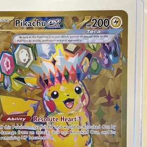 Pikachu Ex Surging Sparks PROXY Karte