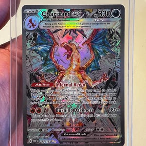 リザードンEX オブシディアンフレイムズ プロキシカード