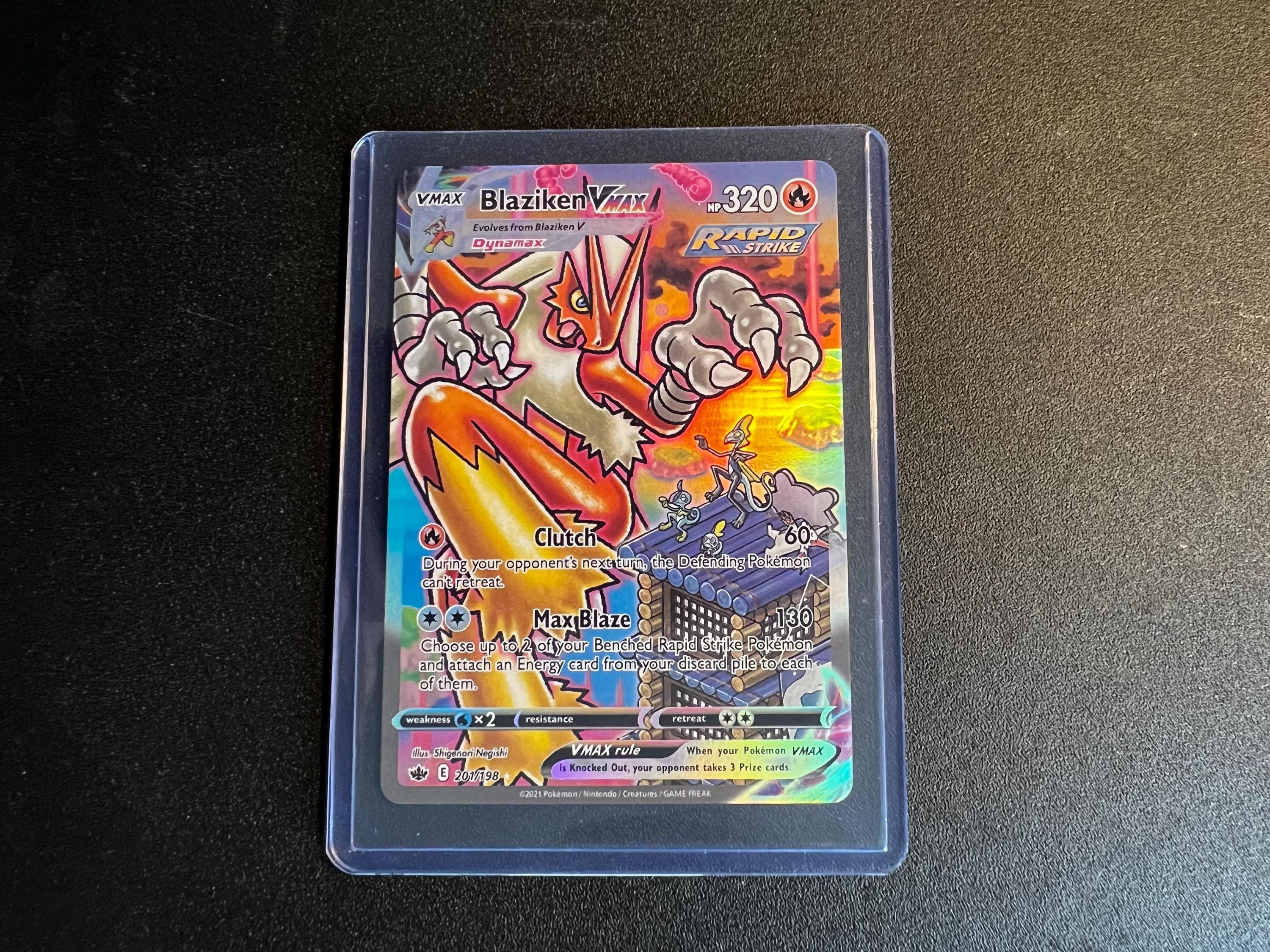 Blaziken VMAX Chilling Reign Alt Art Secret Rare PROXY Card - Etsy