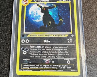 First Edition Umbreon Neo Discovery PROXY Card