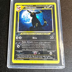 First Edition Umbreon Neo Discovery PROXY Card