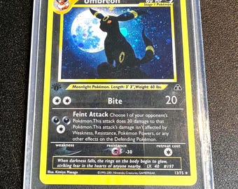 First Edition Umbreon Neo Discovery PROXY Card