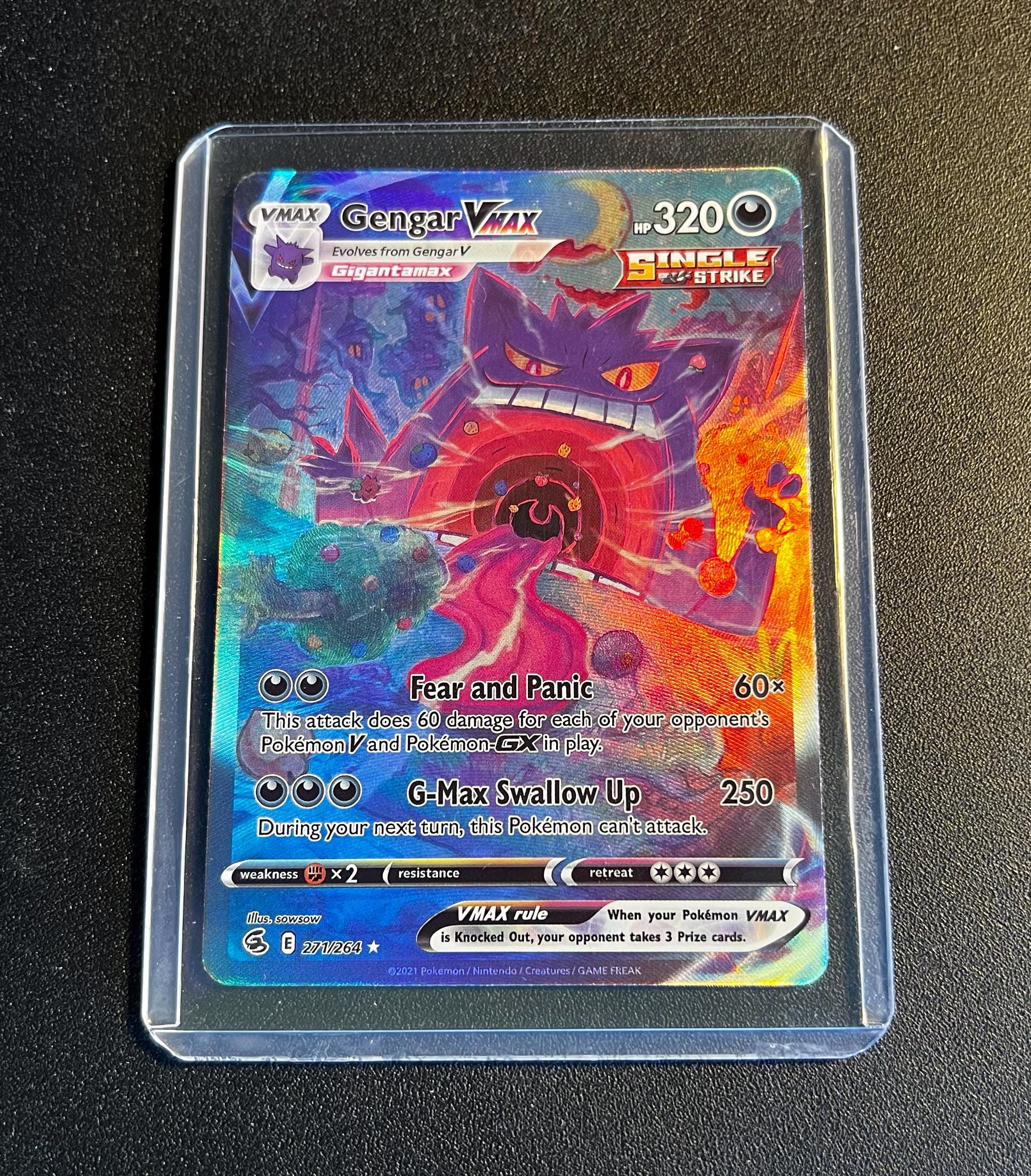 Gengar Vmax Card - Etsy Gengar Vmax Card - Etsy