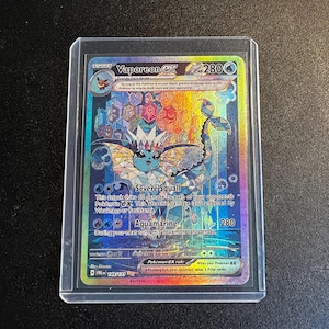 Prismatic Evolutions Vaporeon Ex Alt Art PROXY Card