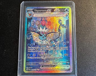 Prismatic Evolutions Vaporeon Ex Alt Art PROXY Card