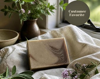 Herbal Blossom Soap – Lilac, Bergamot & Sage | Grounding Floral Handmade Soap