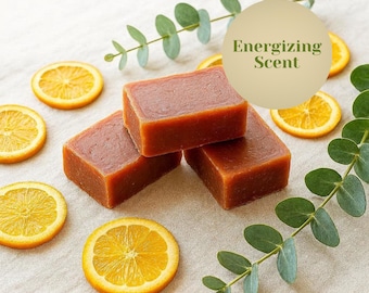 Spiced Citrus Breeze Soap | Refreshing Orange, Cinnamon & Eucalyptus Bar