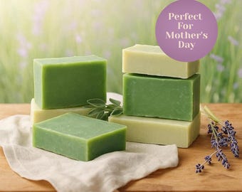 Meadow Calm Soap – Lavender, Sage & Basil | Calming Herbal Spring Soap